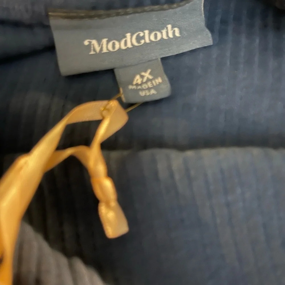 MODCLOTH Sweet Simplicity Long Sleeve Midi Dress, Size Small and Plus (4X), NWT - Picture 8 of 9